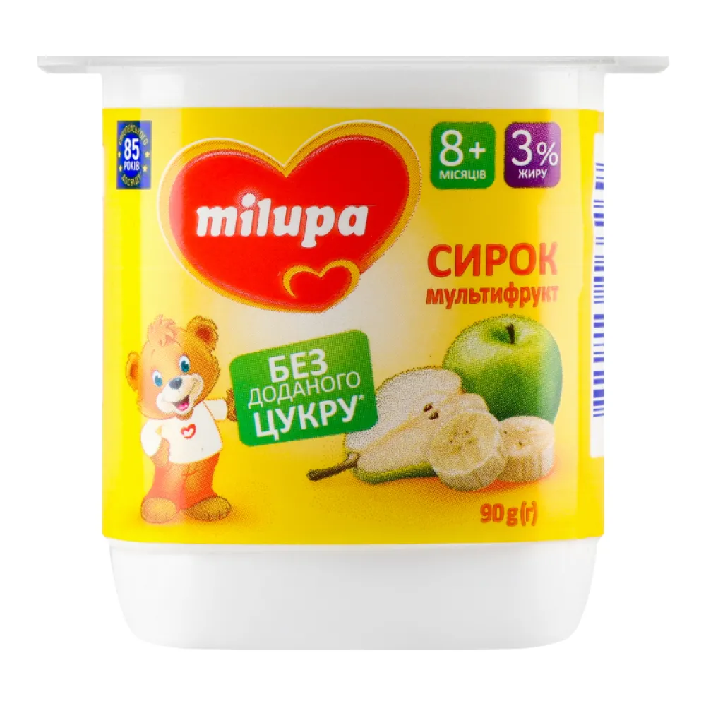 Сирок Milupa мультифр.стак. 90гр  арт. 06870 