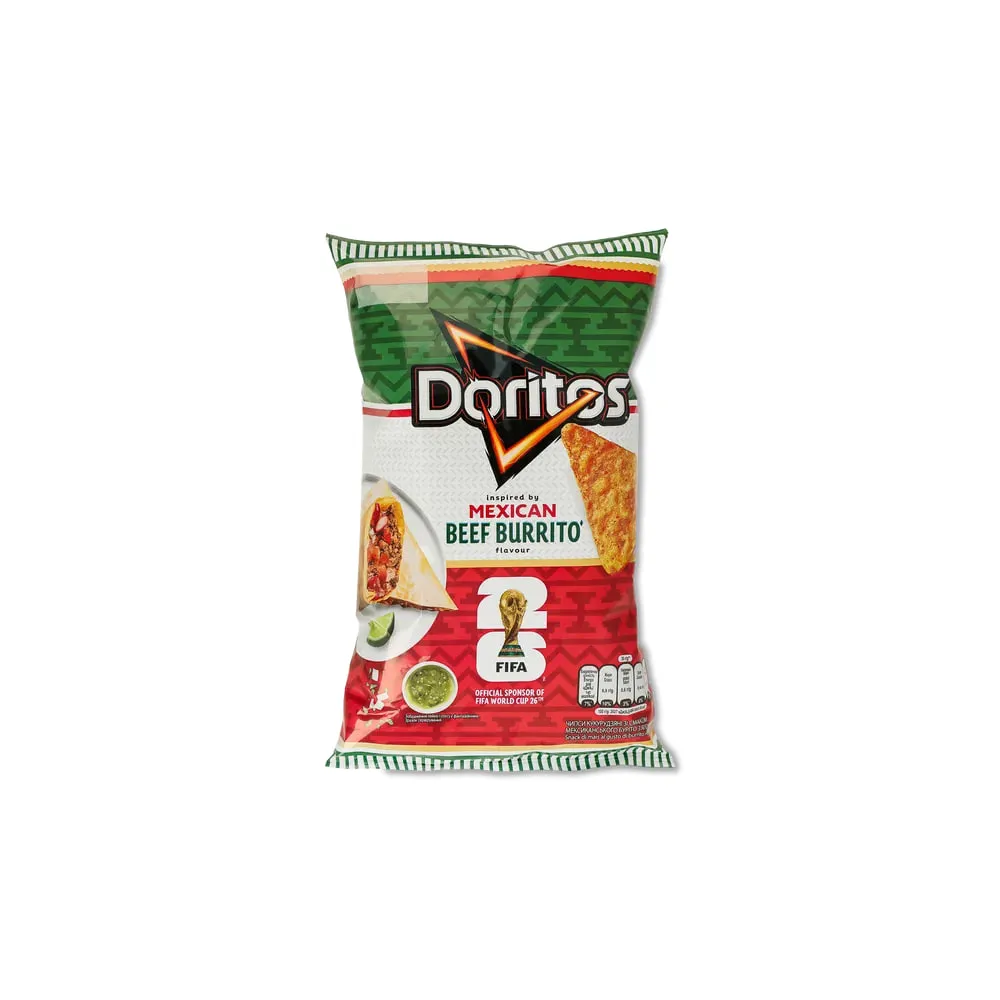 Чипси Doritos мексикан.буріто з ялов. 90гр  арт. 10535 