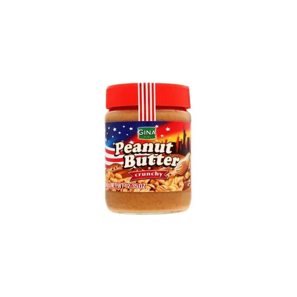 Арахісова паста Gina Crunchy 350гр  арт. 08446 