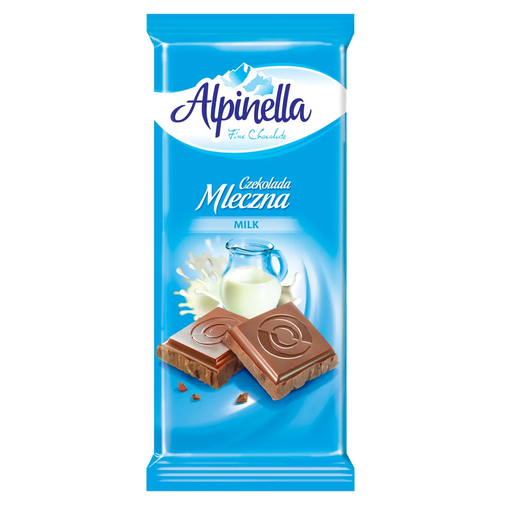 Шоколад Alpinella Mleczna 90гр  арт. 10329 
