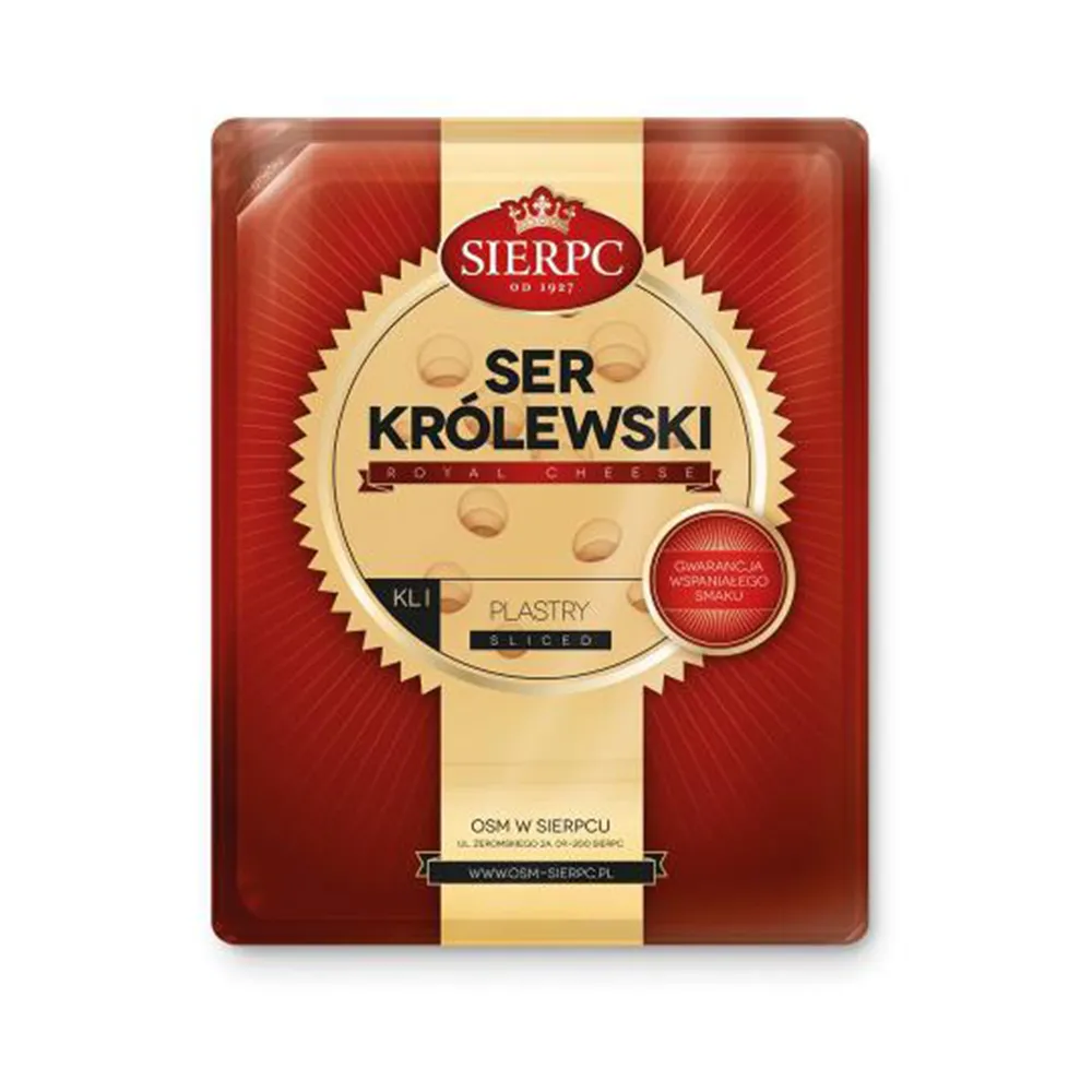 Сир Sierpc Королівський без лактози нар. 150гр  арт. 07377 