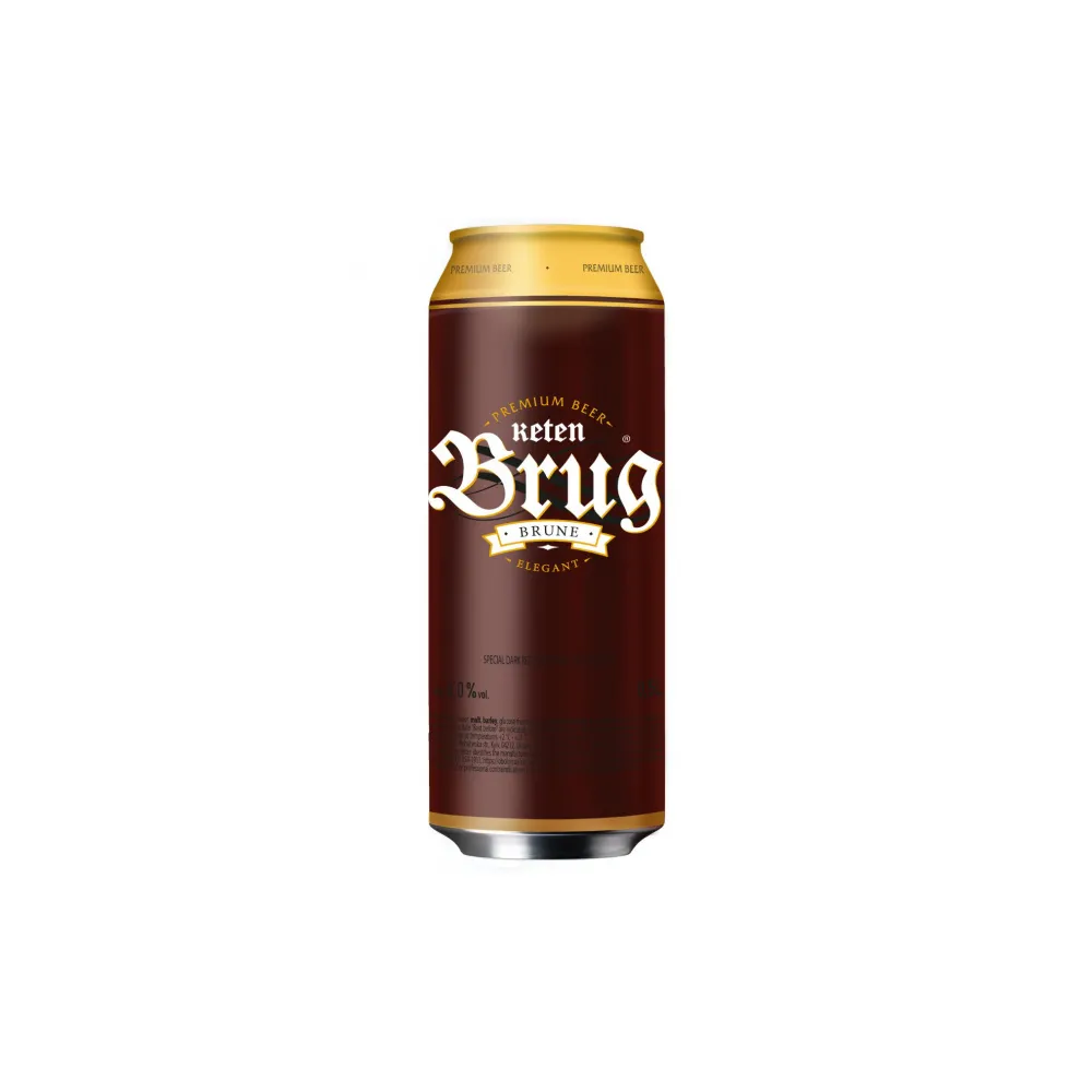 Пиво Keten Brug Brune з/б 0.5л  арт. 02204 