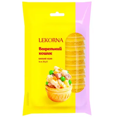 Вафлі кошик Lekorna 38гр  арт. 00947