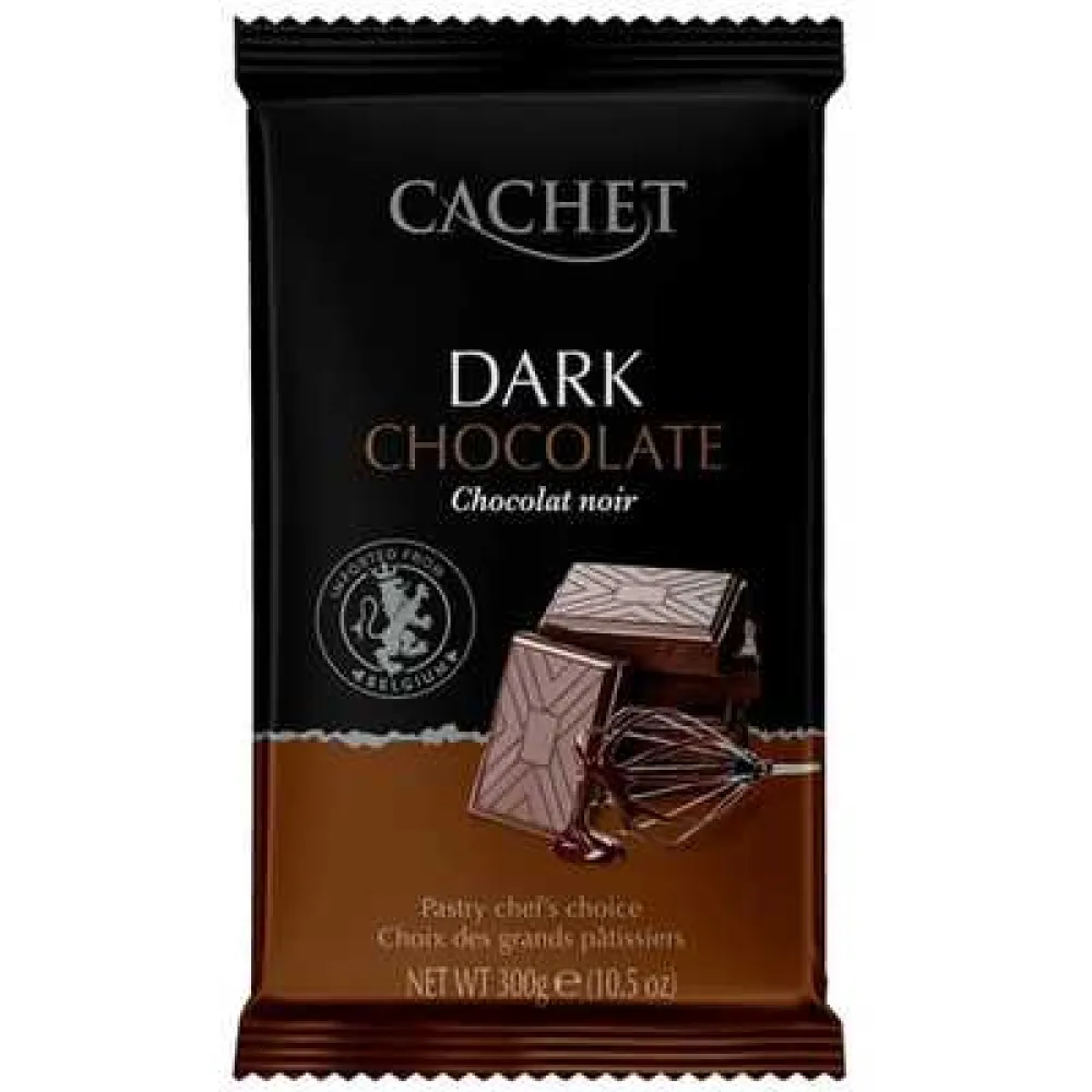 Шоколад Cachet Чорн. 54%какао 300гр  арт. 01451 
