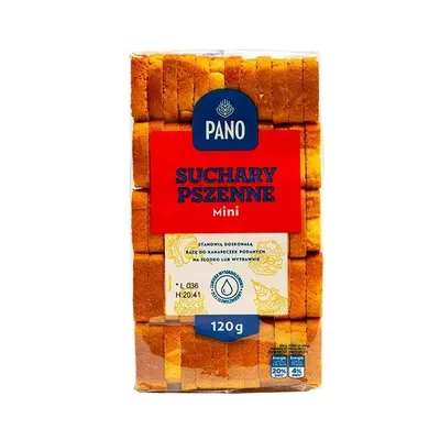 Сухарі Pano mini 120гр  арт. 08664