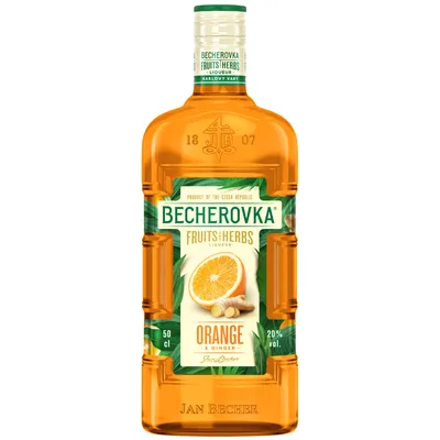 Лікер Becherovka Orange and Ginger 0.5л  арт. 10932