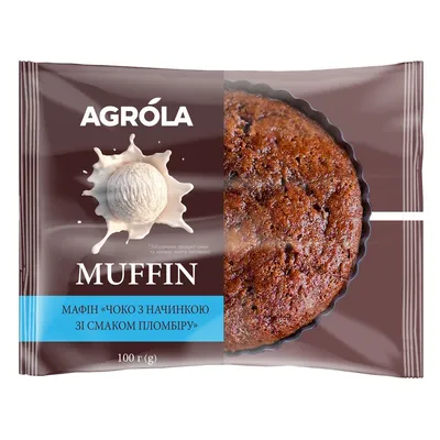 Мафін Agrola Пломбіру 100гр  арт. 06649