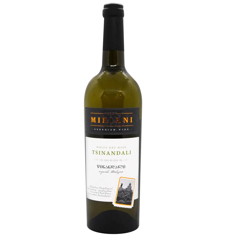 Вино Miriani Tsinandali біле сухе 0.75л  арт. 09850 