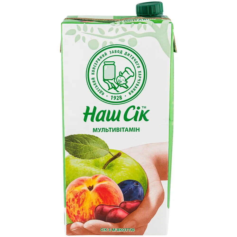 Сік Наш Сік Мультівітамінний з мякоттю 1.93 л  арт. 02104 