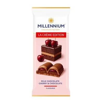 Шоколад Millennium La Creme Edition вишня 100гр  арт. 10789