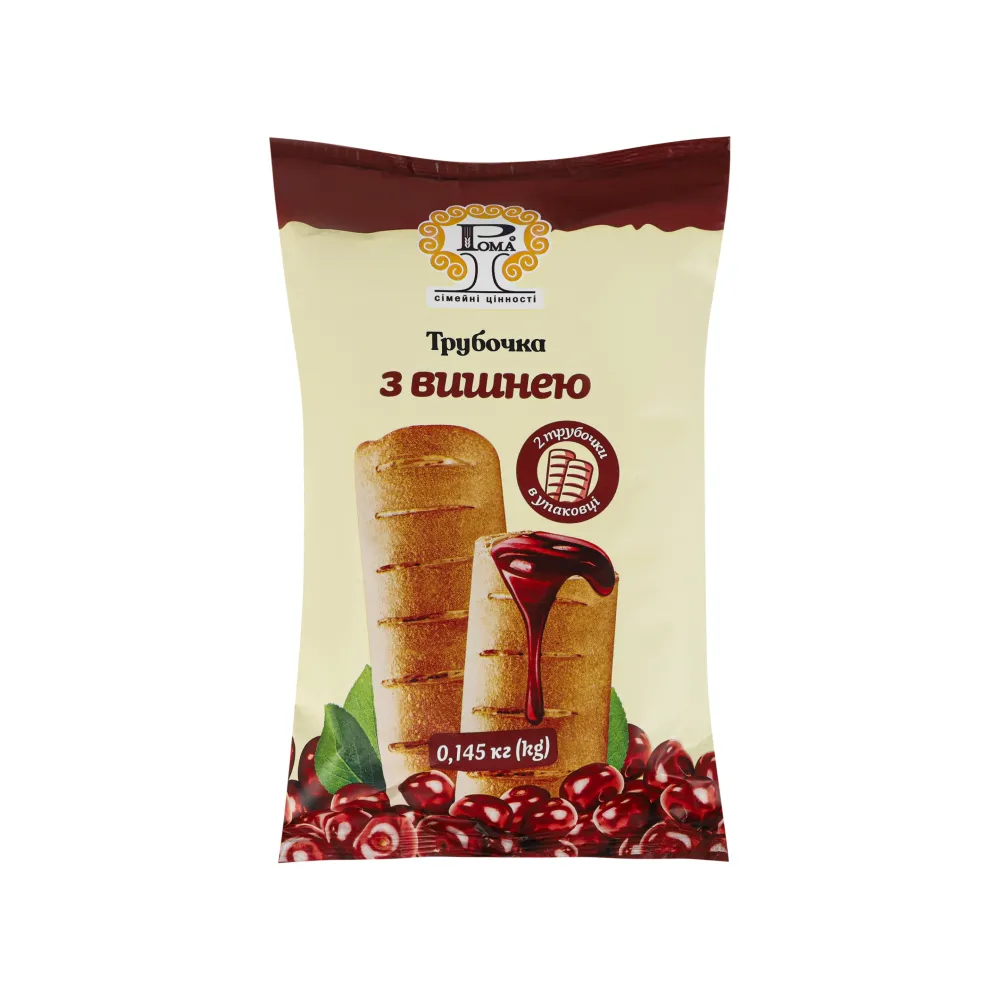 Трубочка Рома вишня 145гр  арт. 04319 
