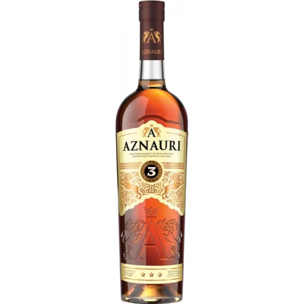 Бренді Aznauri 3* 0.7л  арт. 01386 