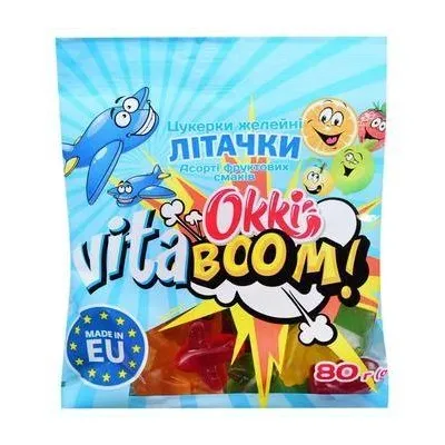 Желейна цукерка Okki Літачки 80гр  арт. 05114