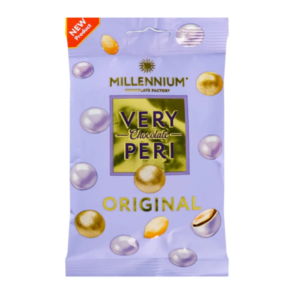 Драже Millennium Very Peri арахіс у мол.шок.та кол.глаз. 100гр  арт. 07883 