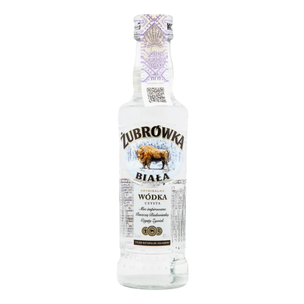 Горілка Zubrowka Biala 0.2л  арт. 05746 