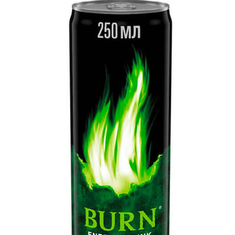 Енергетичний напій Burn Яблуко ківі ж/б 0.25л  арт. 02696 