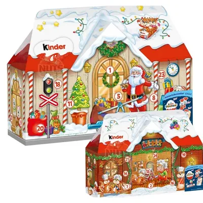 Адвент календар Будинок Kinder 234гр  арт. 08014