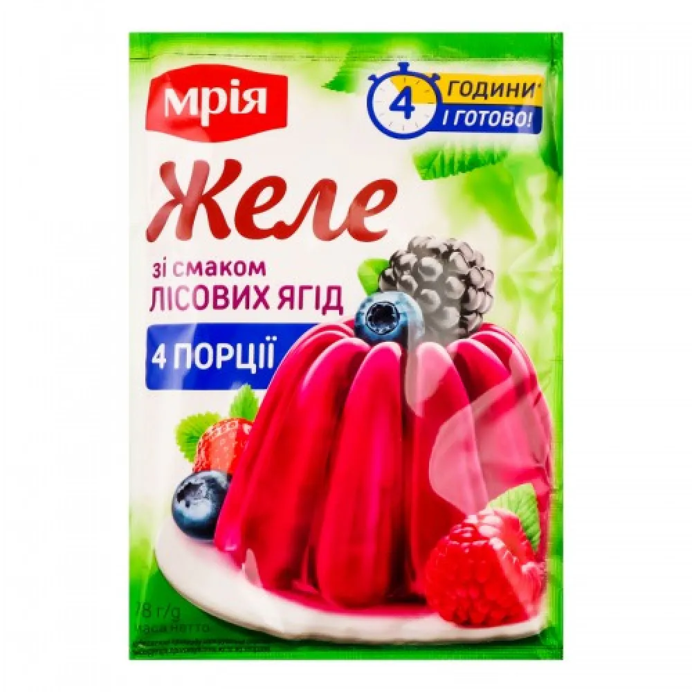 Желе Мрія Ліс.ягода 78гр  арт. 07687 