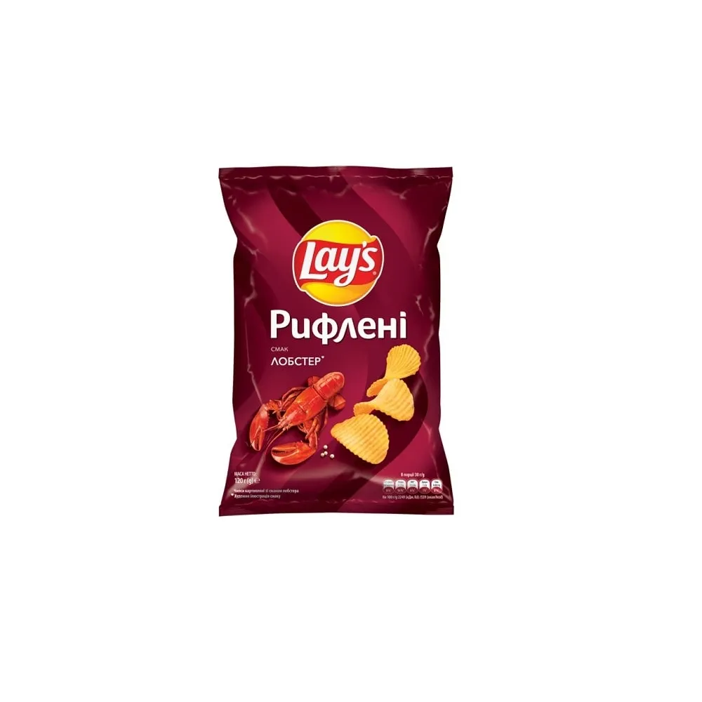 Чипси Lay's лобстер 120гр  арт. 06575 