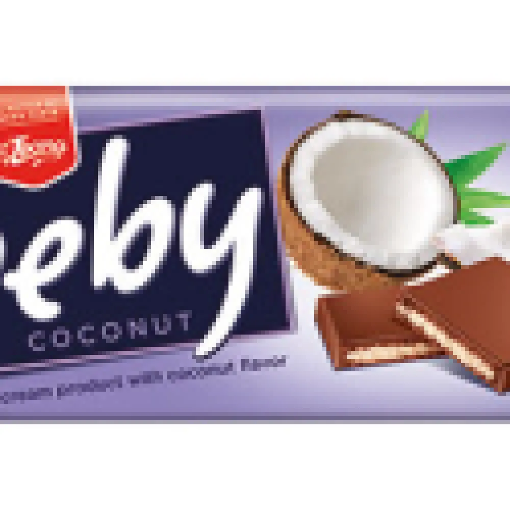 Шоколад Leona Deby кокос 90гр  арт. 08237 