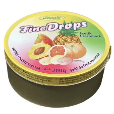 Льодяник Woogie Fine Drops Exotik Geschmack 200г  арт. 10598