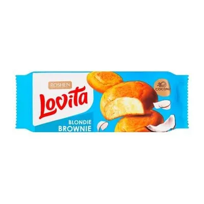 Печиво Roshen Lovita Blondie Brownie з кокосом 152гр  арт. 09360