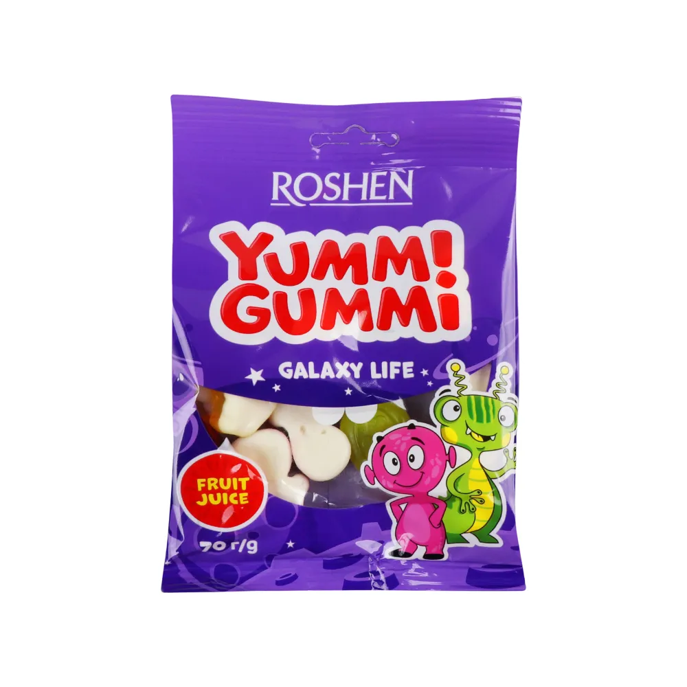Желейна цукерка Yummi Gummi Galaxy Акц. 70гр  арт. 09274 