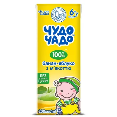 Сік Чудо Чадо бан/ябл 0,2л  арт. 04529