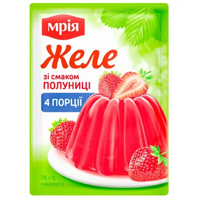 Желе Мрія Полуниця 78гр  арт. 06188