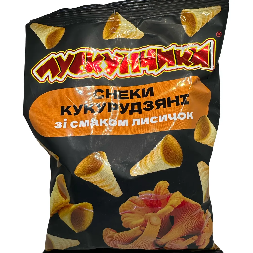 Снек Лускунчик лисички 130гр  арт. 08281 