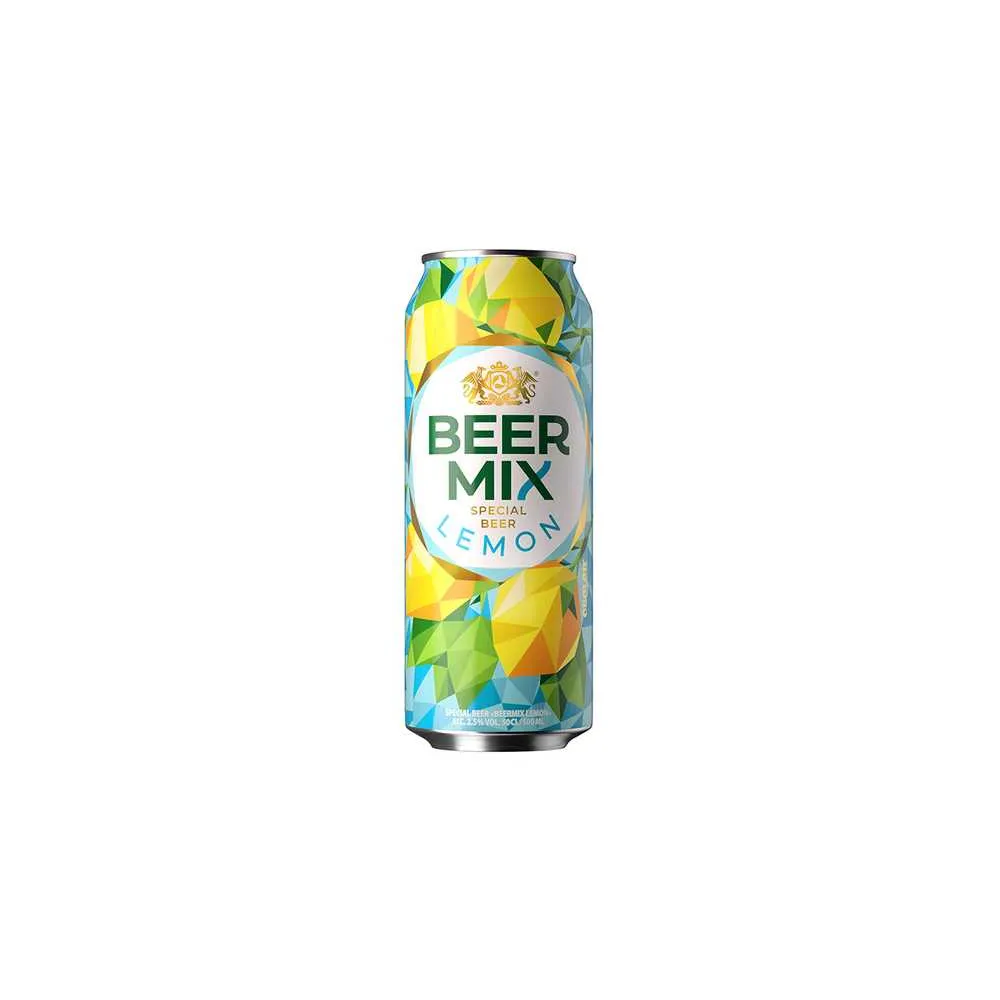 Пиво Beer Mix Лимон ж/б 0.5л  арт. 07146 