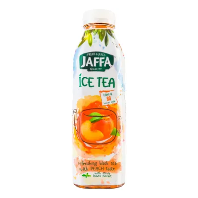 Холодний чай Jaffa чорний персик з екс.стевії 0.5л  арт. 06459