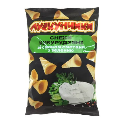 Снек Лускунчик зі смет-зел. 130гр  арт. 06880