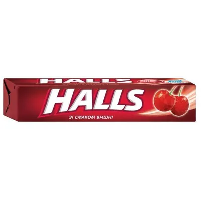 Льодяник Halls вишня 25,2гр  арт. 01158