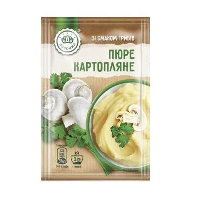 Картопляне пюре швид.приг. Ласочка Гриби 37гр  арт. 07899