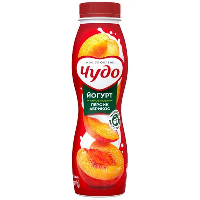 Йогурт Чудо Персик-абрикос 520гр  арт. 10042