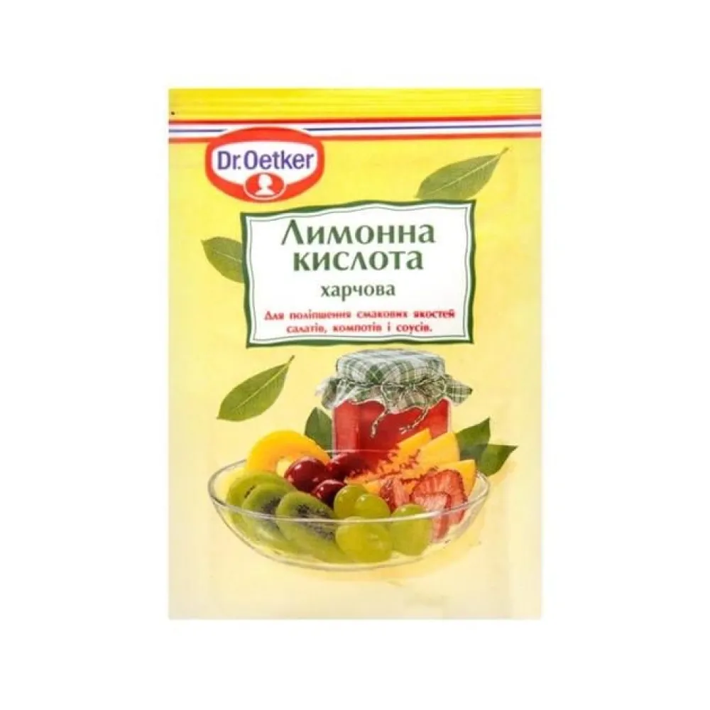 Лимонна кислота Dr.Oetker 8гр  арт. 07972 