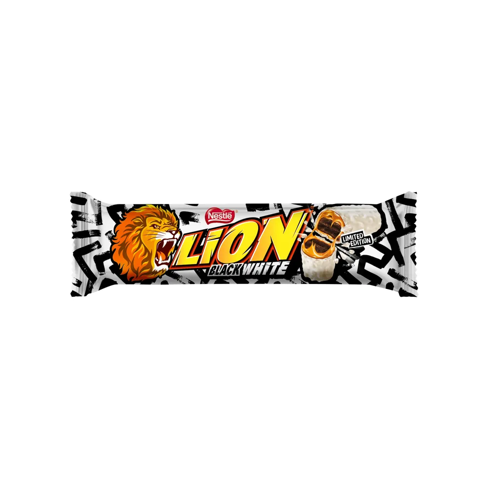 Батончик Nestle Lion Black White 42гр  арт. 08879 