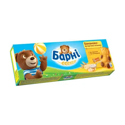 Бісквіт Барні Бан.нач. 150гр  арт. 05106