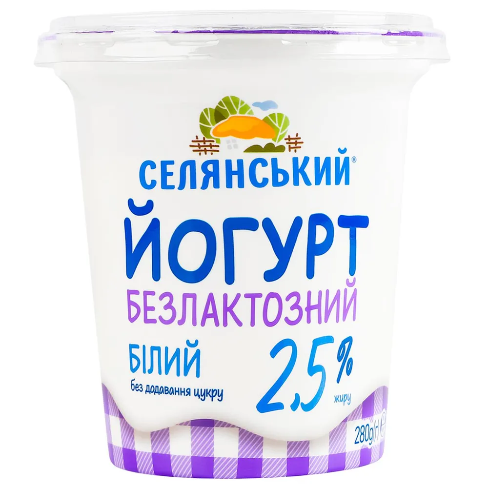 Йогурт Селянське б/л білий 280гр  арт. 09899 