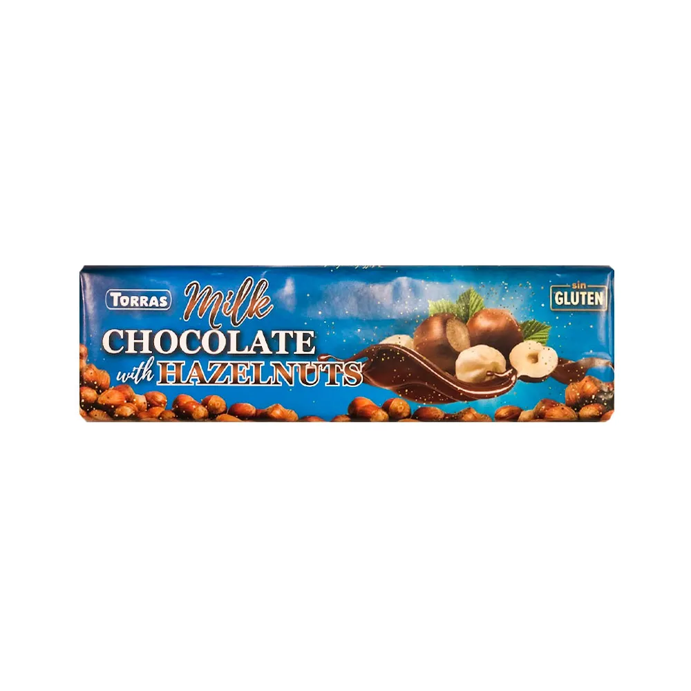 Шоколад Torras Молочний з фундуком 300гр  арт. 07935 