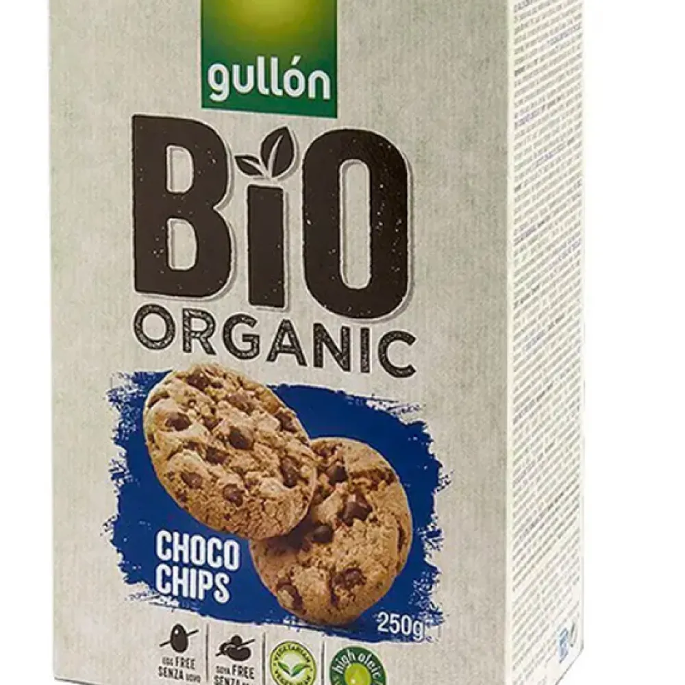 Печиво Gullon Bio Organic Choco Chips 250гр  арт. 08531 