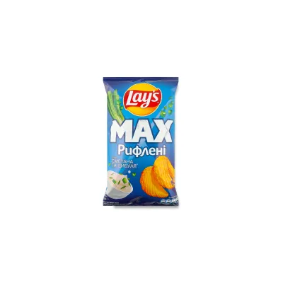 Чипси Lay's Мах риф. смет-циб. 120г 120гр  арт. 05495