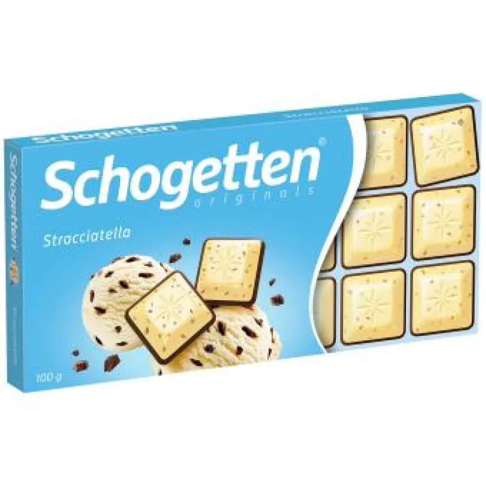 Шоколад Schogetten Stracciatella 100гр  арт. 07936 
