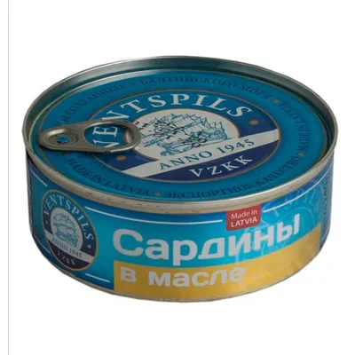 Сардина Ventspils в олії арт. 01327