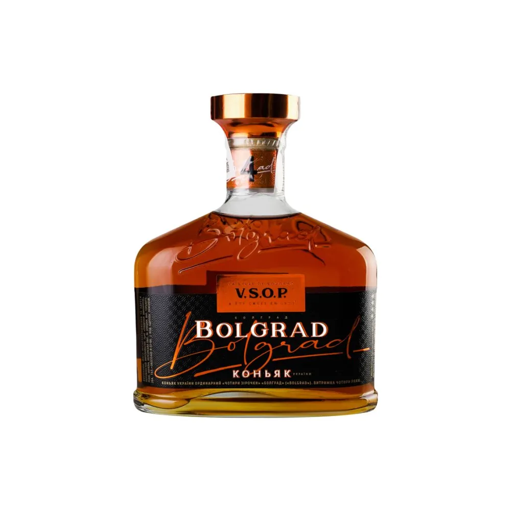 Коньяк Bolgrad 4* 0.5л  арт. 09568 