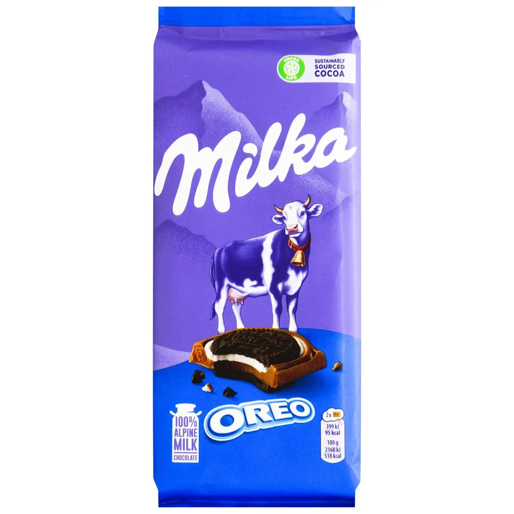 Шоколад Milka Орео Brownie 100гр  арт. 06809 