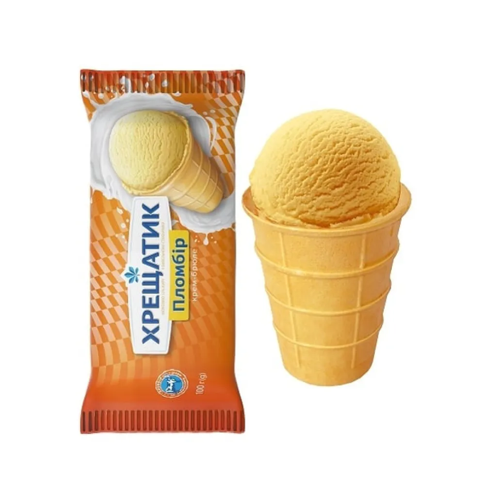 Морозиво Хрещатик Зол.Станд 12% кр-бр ст 100гр  арт. 02490 