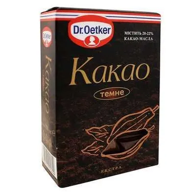 Какао Dr.Oetker Темне 100гр  арт. 09340