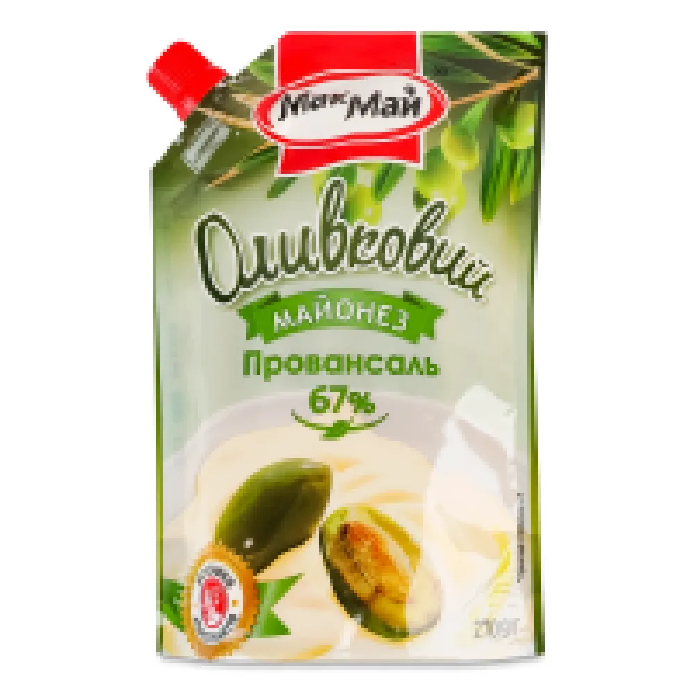 Майонез Мак Май Оливковий дойпак 270гр  арт. 07539 